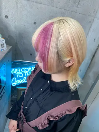 ショート カラー ヘアアレンジ 國分 伸也のヘアスタイル
