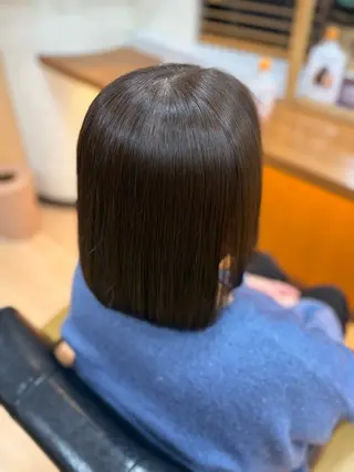 ミディアム 小川 涼のヘアスタイル