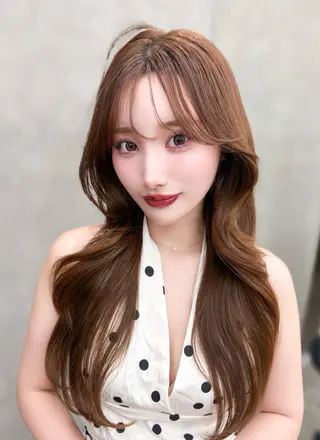 ロング 韓国ヘア/ ミラノのヘアスタイル