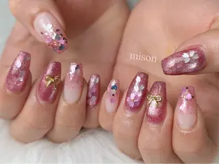 ネイル mison所属・mison 安形友花のネイルデザイン