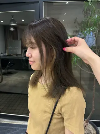 ミディアム カラー NAVY/ Miharuのヘアスタイル