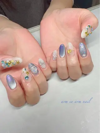 ネイル arm in arm ︎✿Yamamotoのマツエク・マツパデザイン