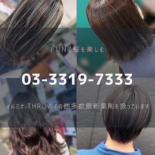 カラー 佐々木 菜摘のヘアスタイル