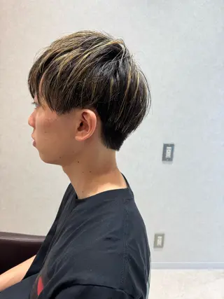 ショート カラー メンズ メンズヘア特化 廣田和也のヘアスタイル