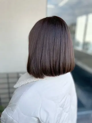 ミディアム カラー 沢田 瞳のヘアスタイル