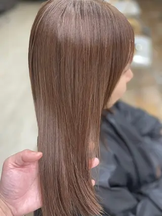 ミディアム カラー ハットリ /北習志野のヘアスタイル