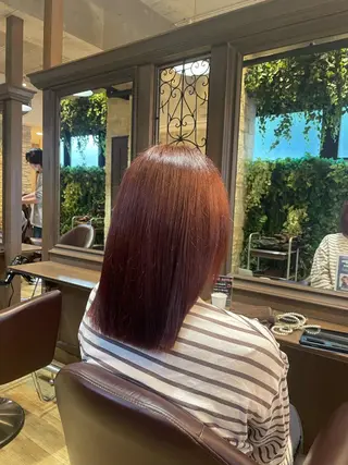 セミロング カラー ルリアン所属・スタイリスト 🌸Manami🌸のヘアスタイル