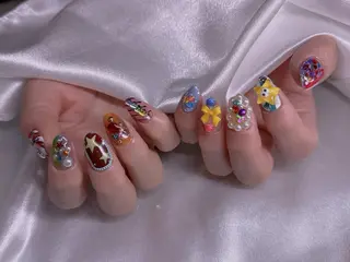 ネイル 長さだし専門店 M2　rikaのネイルデザイン