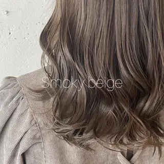 セミロング カラー 𓅰なかがわ ふみな𓅯のヘアスタイル