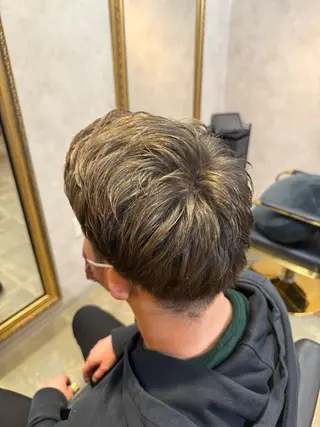 ショート カラー メンズ オルソーヘアー所属・mako /カラーモデル募集中のヘアスタイル