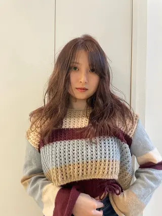 カラー YURiA レイヤー🫧のヘアスタイル