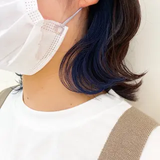 カラー 縮毛矯正/艶髪/ チホリのヘアスタイル