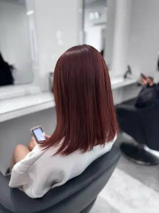 ロング カラー ヘアアレンジ 透け上品ハイトーン 職人ゆうと🤍のヘアスタイル