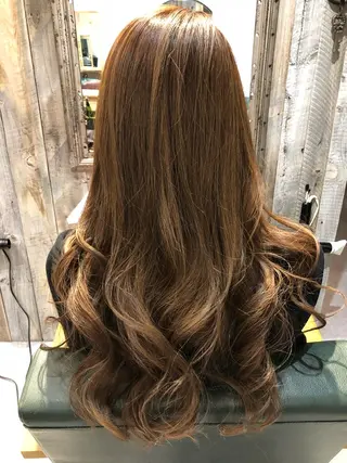 ロング 川野 賢のヘアスタイル