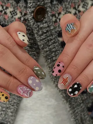ネイル Hata nail 🎀個性派ニュアンスのネイルデザイン