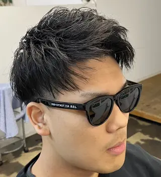 メンズ 市道 翼のヘアスタイル