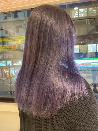 ロング カラー kawabe maikoのヘアスタイル