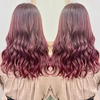 ロング カラー 天野 涼のヘアスタイル