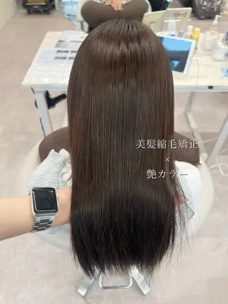 ロング カラー 美髪矯正/髪質改善/ 艶髪🤍伊藤梨紗のヘアスタイル