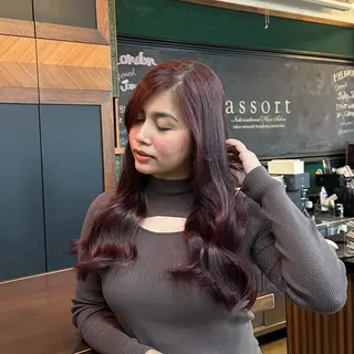 ロング カラー 透明感カラー/外苑前 /MIRAI🇰🇷のヘアスタイル