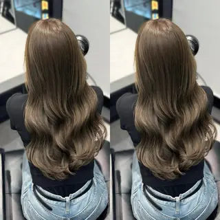 ロング 🌟透明感カラー 🌟松岡勇輝のヘアスタイル