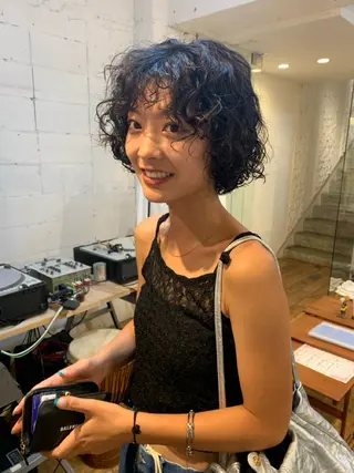 ミディアム パーマ 【takk】 ナカヤママサヨシのヘアスタイル