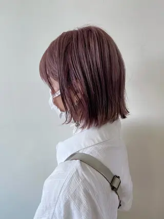 ミディアム 間水 和樹のヘアスタイル