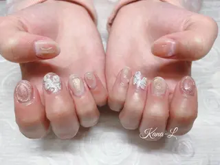 カラー ネイル 芦辺 香奈のネイルデザイン