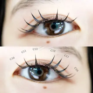 マツエク・マツパ MIGNON 冨田　当日予約のみのマツエク・マツパデザイン