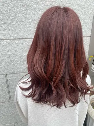 セミロング 松井 柚葉のヘアスタイル