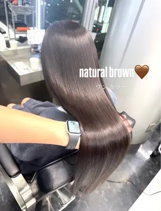 カラー ミルクティー/透明感 カラー🎀YURIAのヘアスタイル