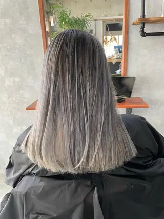ロング andKおもろまち店 艶ダブルカラー✨のヘアスタイル