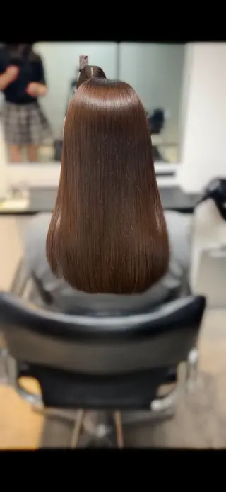 ロング 髪質改善♡ 保坂汐音のヘアスタイル