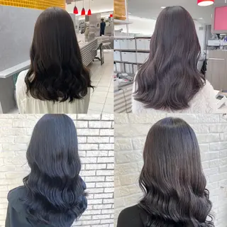 カラー 暗髪つや髪💫 岡本彩花のヘアスタイル