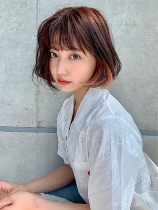 ショート レイヤー/韓国❣️ 髪質改善/亘紘輝のヘアスタイル