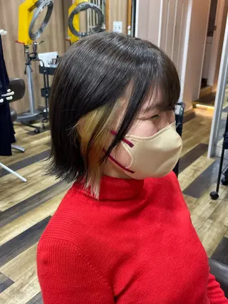 ショート カラー 山際勇策 /岐阜美容師のヘアスタイル