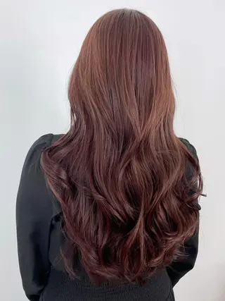 セミロング カラー パーマ ヘアアレンジ ITbyALBUM 浦和店のヘアスタイル