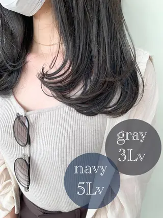 ミディアム カラー ヘアアレンジ Zina福岡天神🪞 髪質改善🪞レイヤーのヘアスタイル