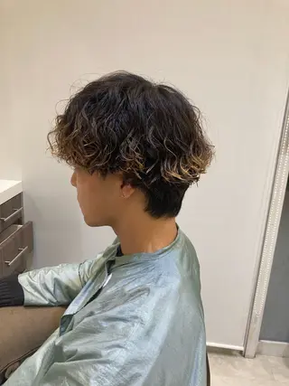 パーマ メンズ 佐々木 大輔のヘアスタイル