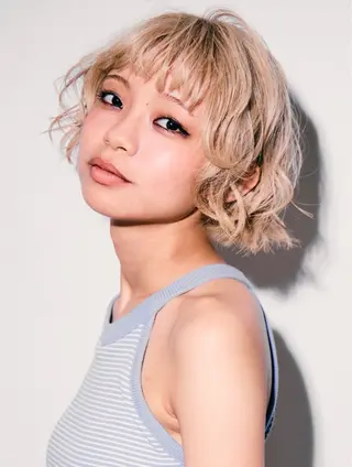 ショート doorbell hair living所属・door bell 心斎橋のヘアスタイル