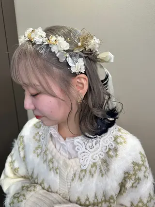 ショート ヘアアレンジ 梅津 光帆のヘアスタイル