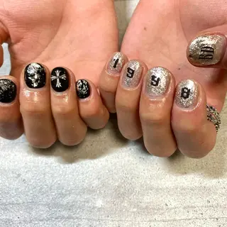 メンズ キッズ ネイル マツエク・マツパ アイブロウ 今福鶴見ネイル 8(ｴｲﾄ)のネイルデザイン