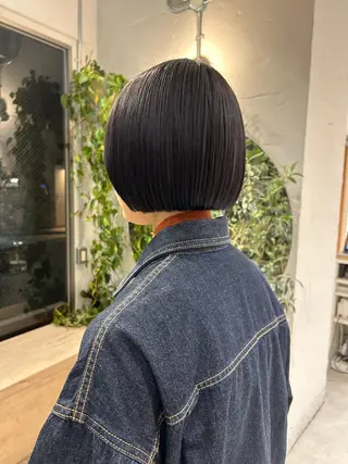 ショート カラー 🦖ミニボブ/ボブ /MOEKA🦕のヘアスタイル