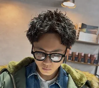ショート パーマ指名率No1 メンズ特化ケイトのヘアスタイル