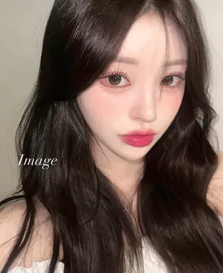 カラー 韓国ヘア🇰🇷/ みう/미우 ☪︎のヘアスタイル