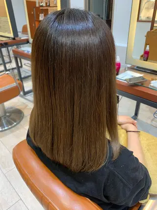 ミディアム SALOWIN 銀座一丁目店所属・髪質改善/縮毛矯正 🎀小林 唯 🎀のヘアスタイル