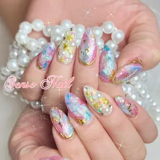 ネイル キッズ ヘアアレンジ メンズ パーマ アイブロウ 白石 Nanaのネイルデザイン