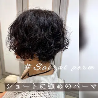 ショート パーマ Dxxxx III所属・女性目線の大人 メンズ*Ayakaのヘアスタイル