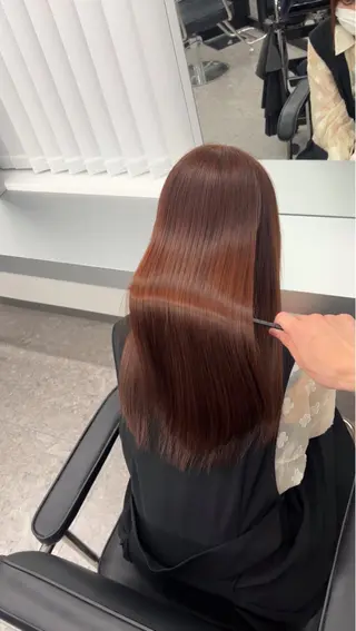 ロング 髪質改善ストレート Kantaのヘアスタイル