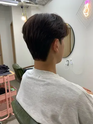 ショート メンズ/柏/パーマ/ チハヤのヘアスタイル